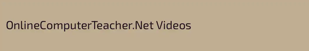 OnlineComputerTeacher.Net Videos